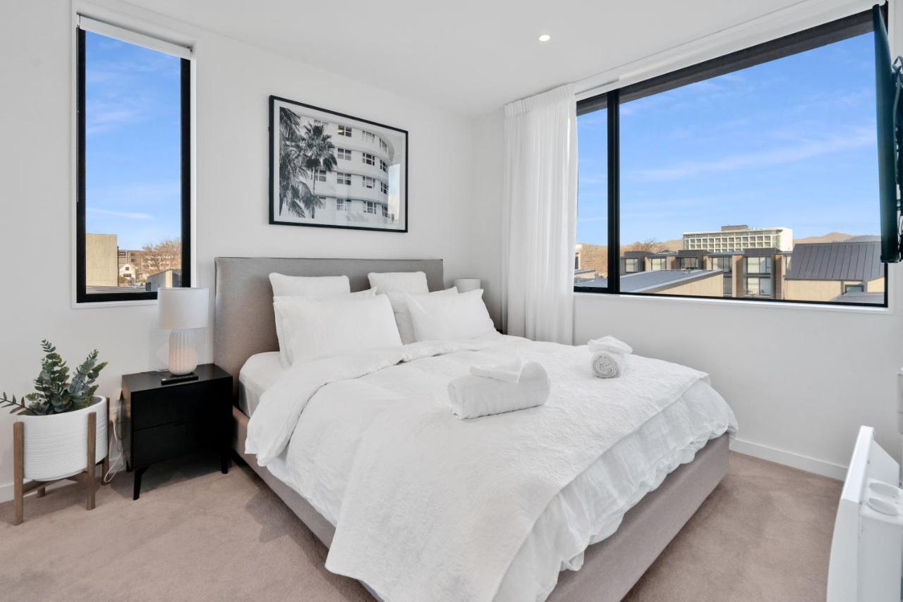 Top Floor Luxury City Central W Sunny Balcony Christchurch Exteriör bild
